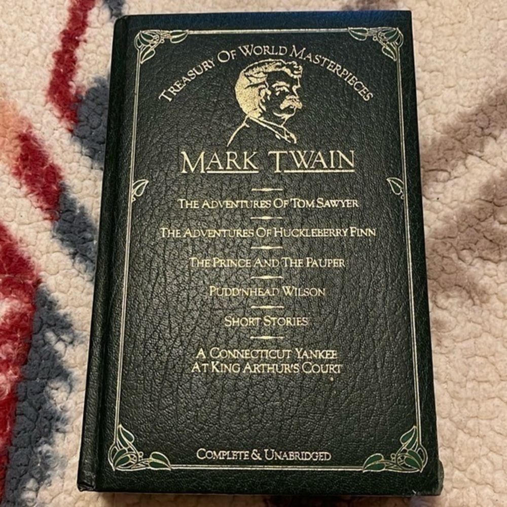 Treasury of World Masterpieces of Mark Twain Complete & Unabridged 1981 HC